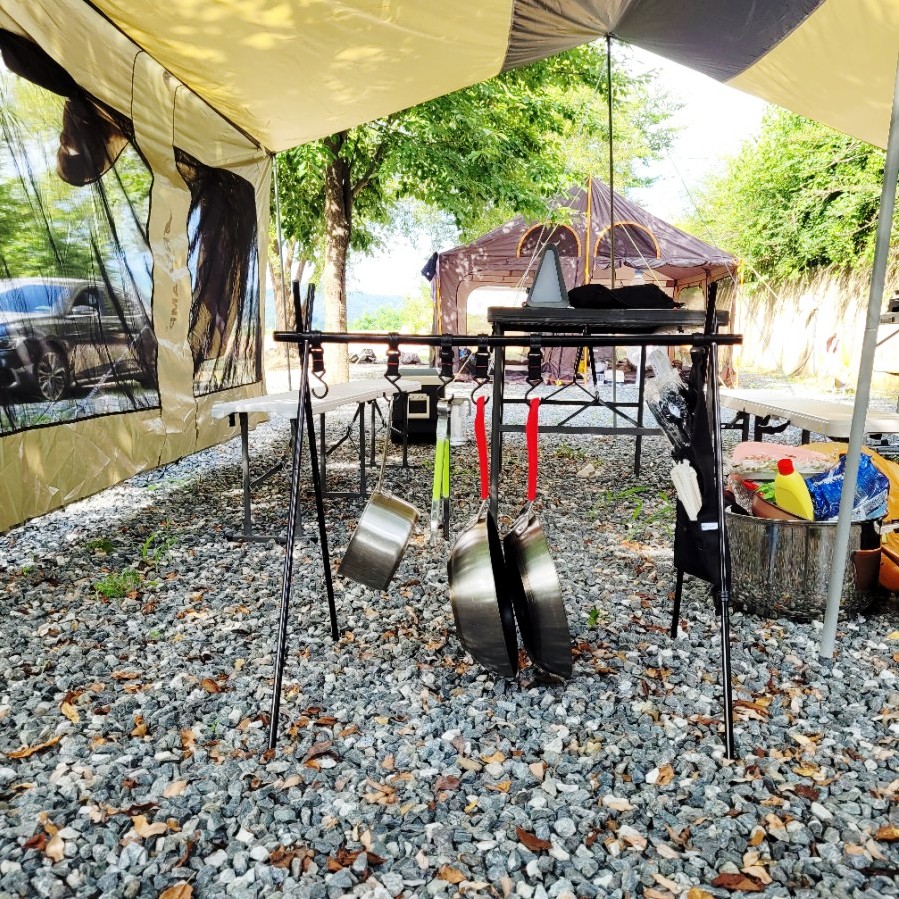 인디언행어 알루미늄 경량 식기걸이 행거 캠핑용품 (고리 오거나이즈포함)