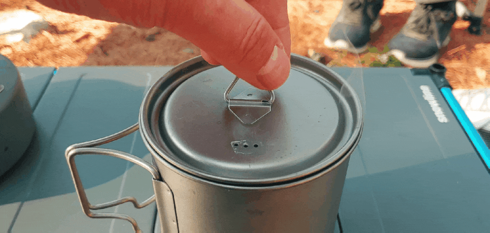 티타늄컵 (350+550ml) 2개세트 캠핑 컵 백패킹 초경량 머그컵 티탄