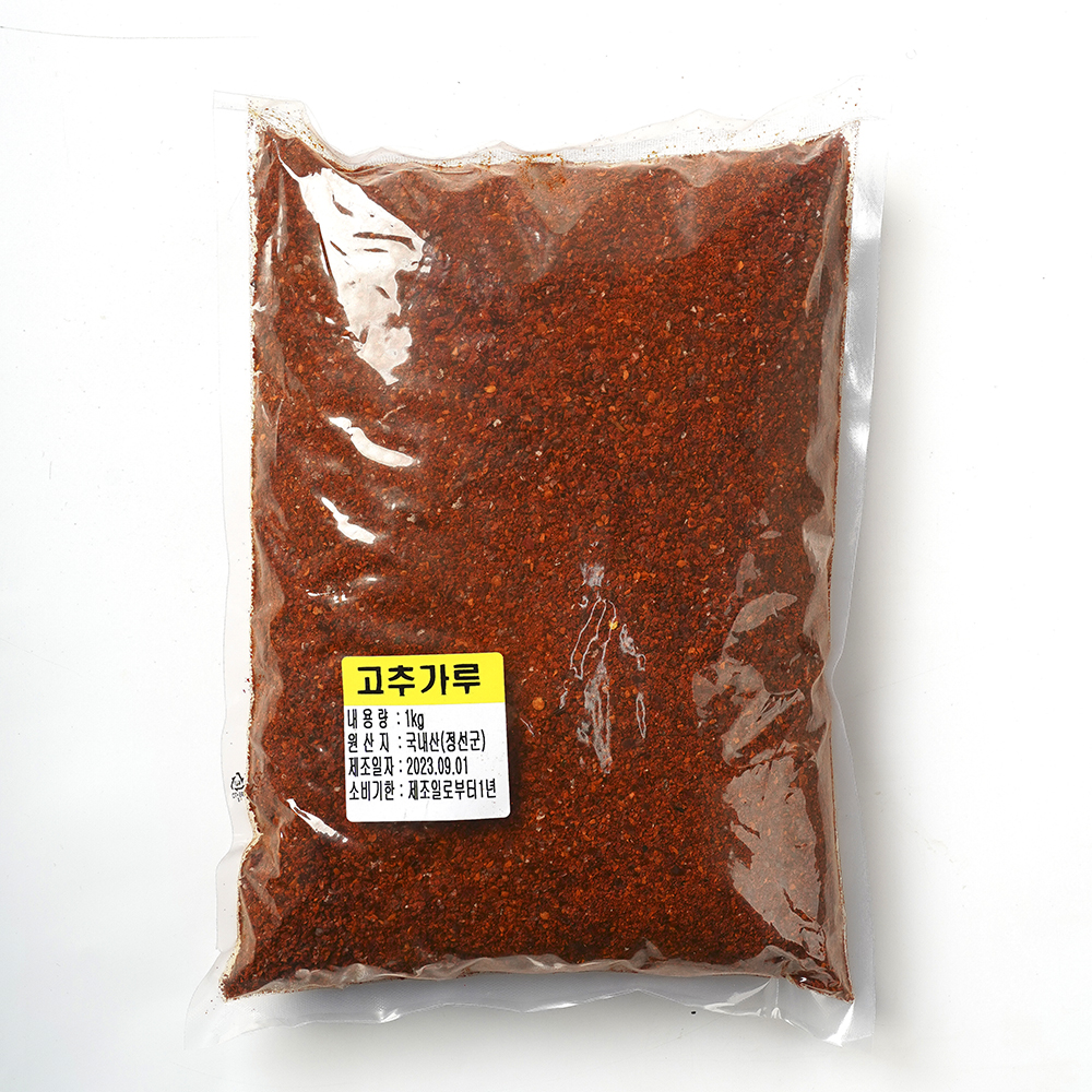 강원도 정선 국산 청정정선 고춧가루 1kg 중간맛 매운맛